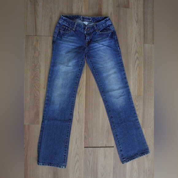 Blue Asphalt Low Rise Boot Cut Women's Jeans - Picture 3 of 8